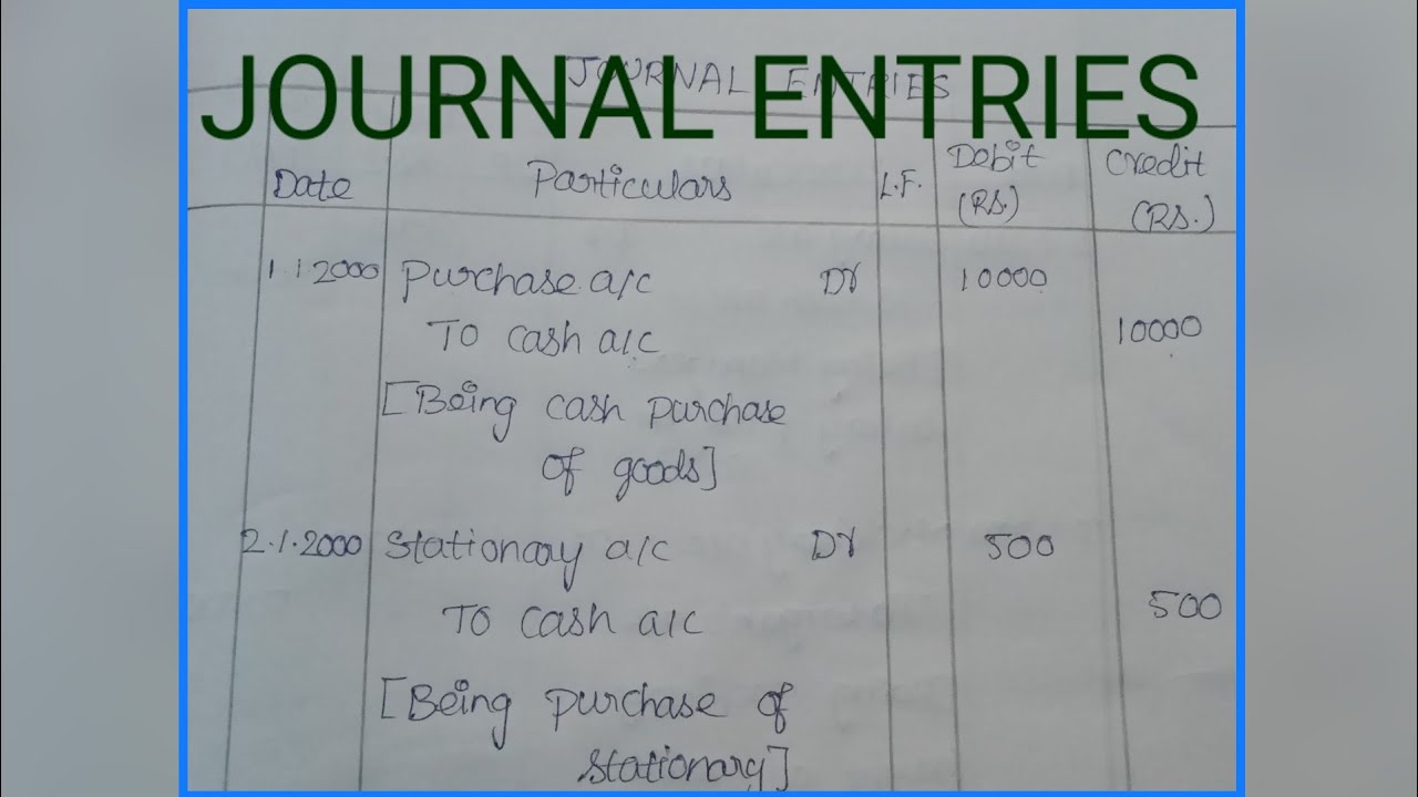 Journal entries in Tamil explanation|Basic journal entries for  +1,+2,B.com M.com students in Tamil