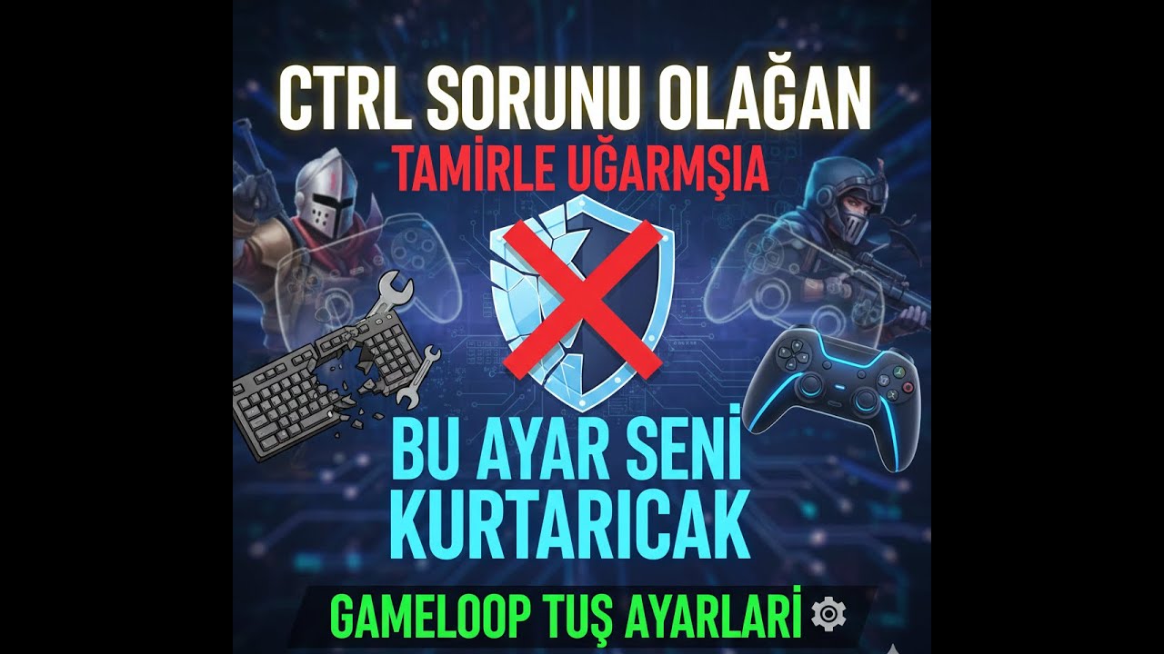 CTRL SORUNU OLAĞAN TAMİRLE UĞRAŞMA BU AYAR SENİ KURTARICAK GAMELOOP TUŞ AYARLARI | Pubg Mobile