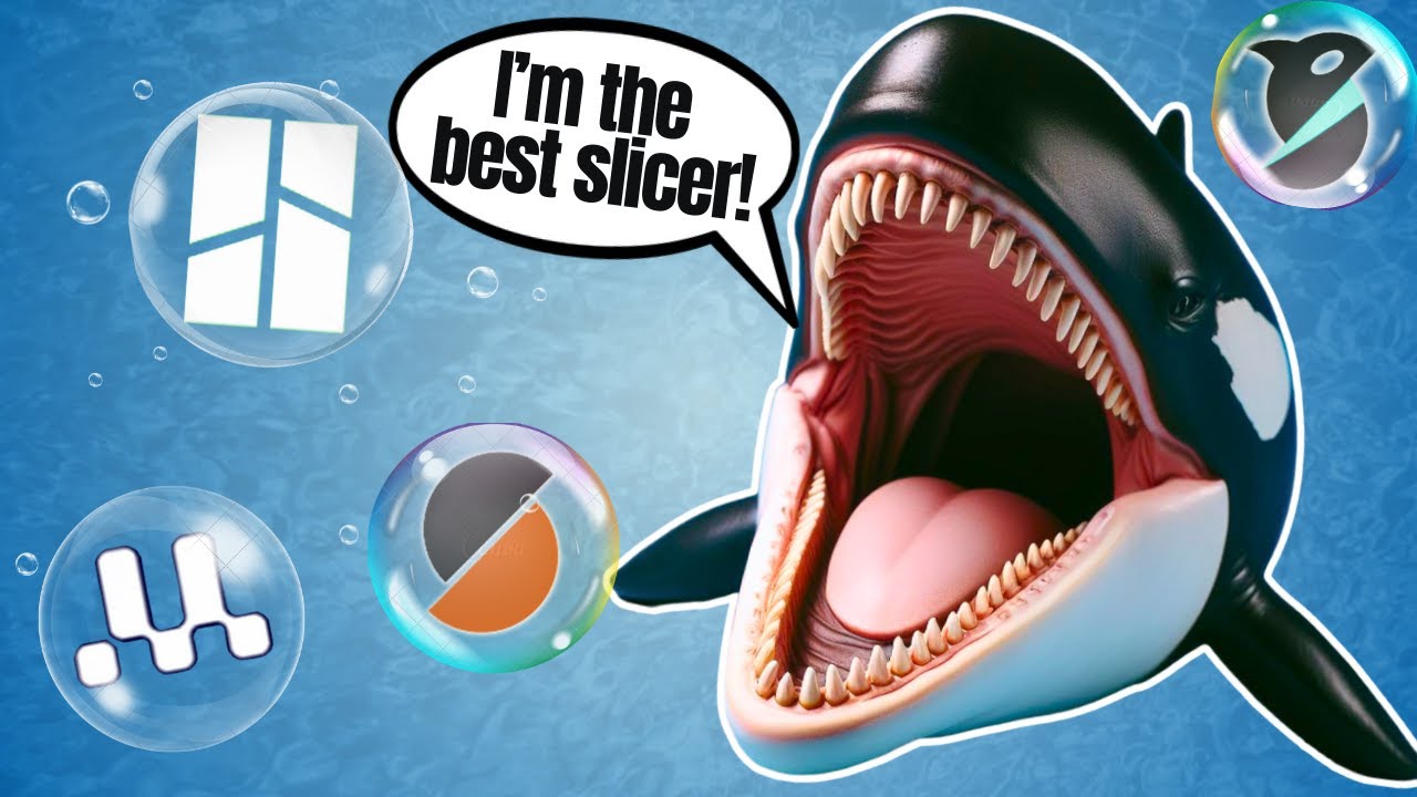 Orca Slicer is BETTER than Bambu Studio, Cura and Prusa Slicer because they were the food!