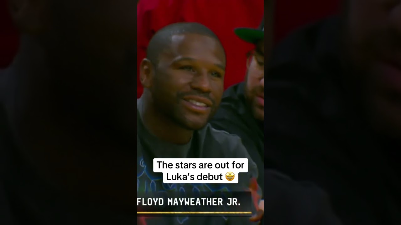 The stars are out to see Luka's Lakers debut 🤩