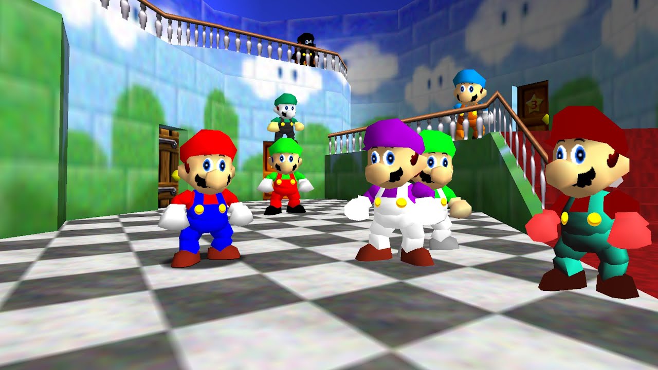 super mario 64 bloopers: plot? what plot? oh, it's gone, I ate it
