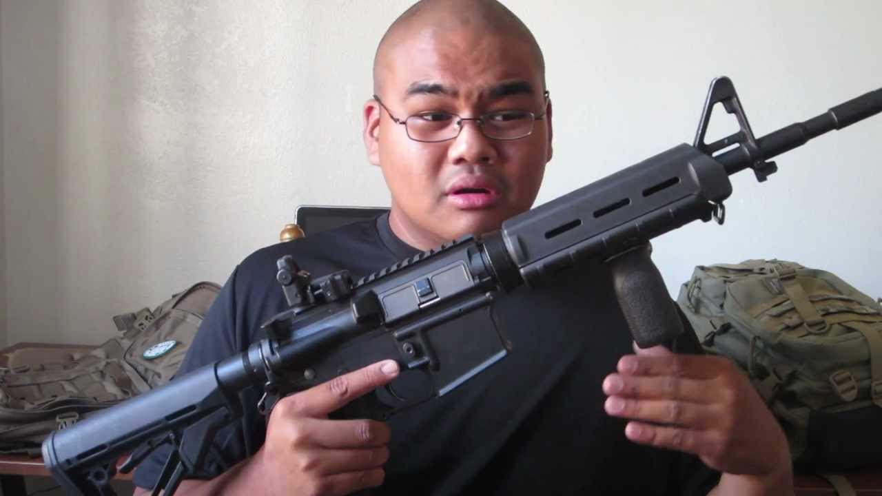 MilSimJunkie Review - Revisit G&G GR16 Combat Machine (Modify Echo1USA Elite Force)
