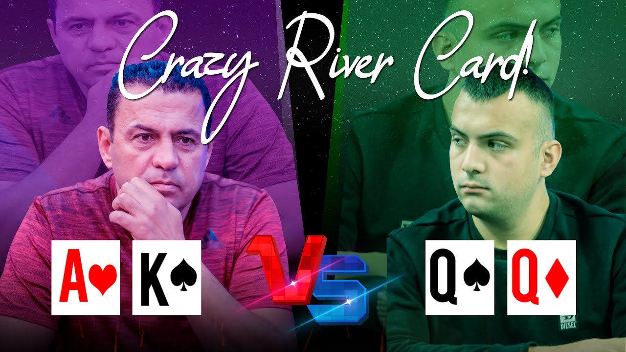 Crazy River Card! #pokerpro #pokertournament #pokerlive