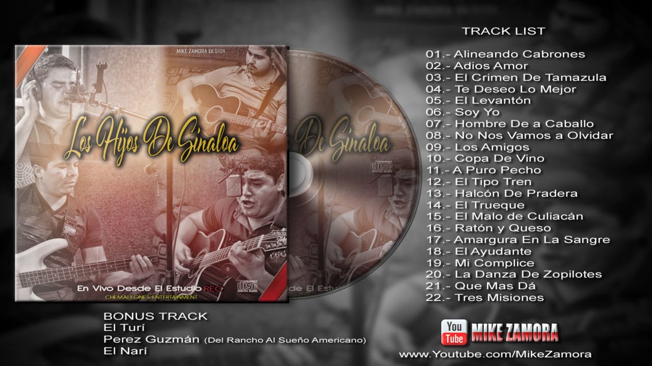 Los Hijos De Sinaloa - En Vivo Desde El Estudio Rec (2016) 