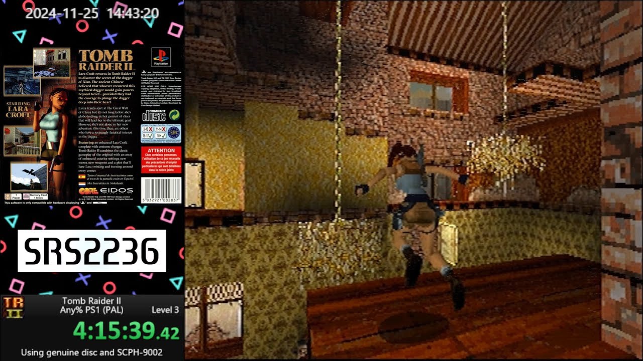 Tomb Raider II [PS1] (Level 3: Bartoli's Hideout)