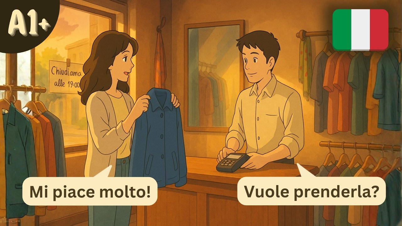 10 Daily Italian Conversations For Beginners (A1-A2)
