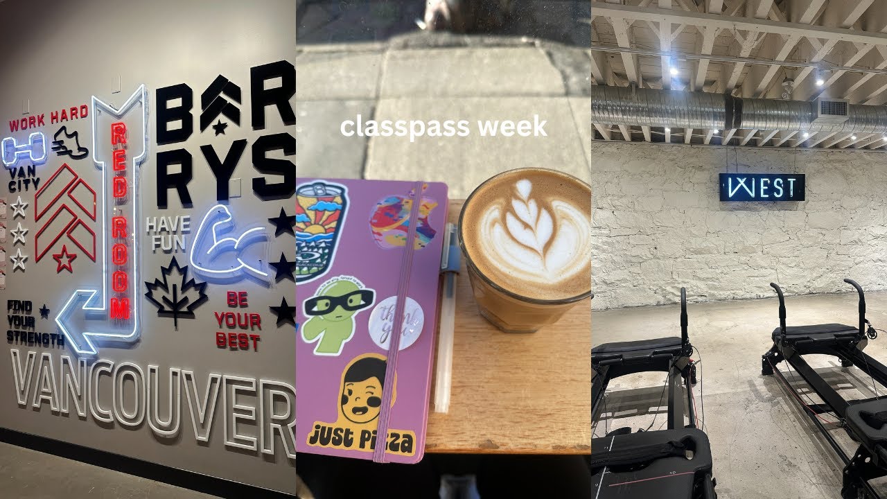 Achieving My 2025 Goals: Trying Classpass in Vancouver! Barry's, Lagree West, F45 👟🏋🏻💪🏻 | vlog