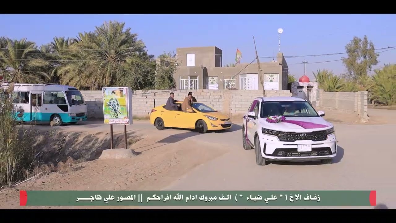 زفاف الورد « علي ضياء » الف مبروك برفاه والبنين 