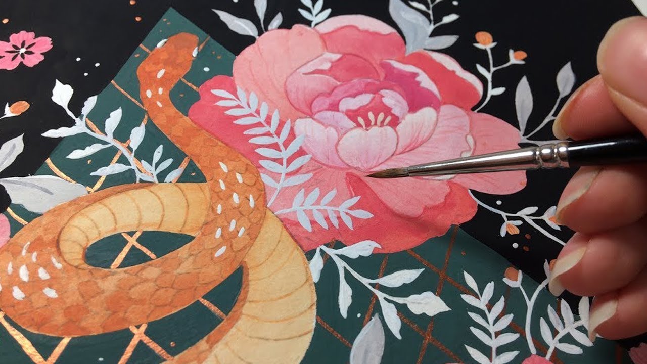 Cobra | Gouache illustration