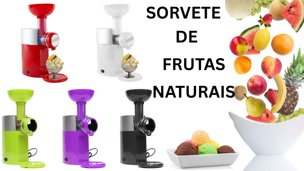 Swirlio Big Boss  Maquina de Fazer Sorvete Sorveteira Sem Lactose