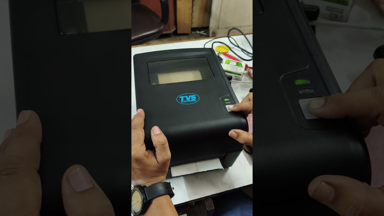 TVS LP 46 dlite Plus model. How to calibrate page and printer.