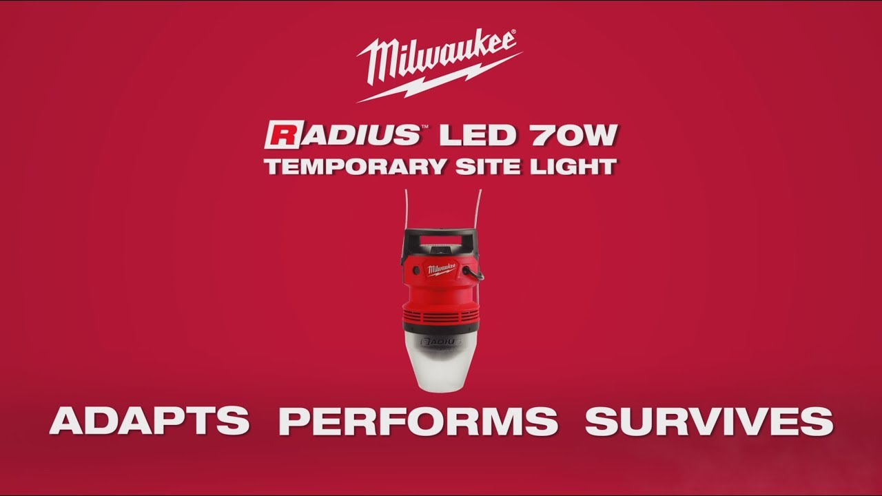 Milwaukee&reg; RADIUS&trade; 70W Temporary Site Light