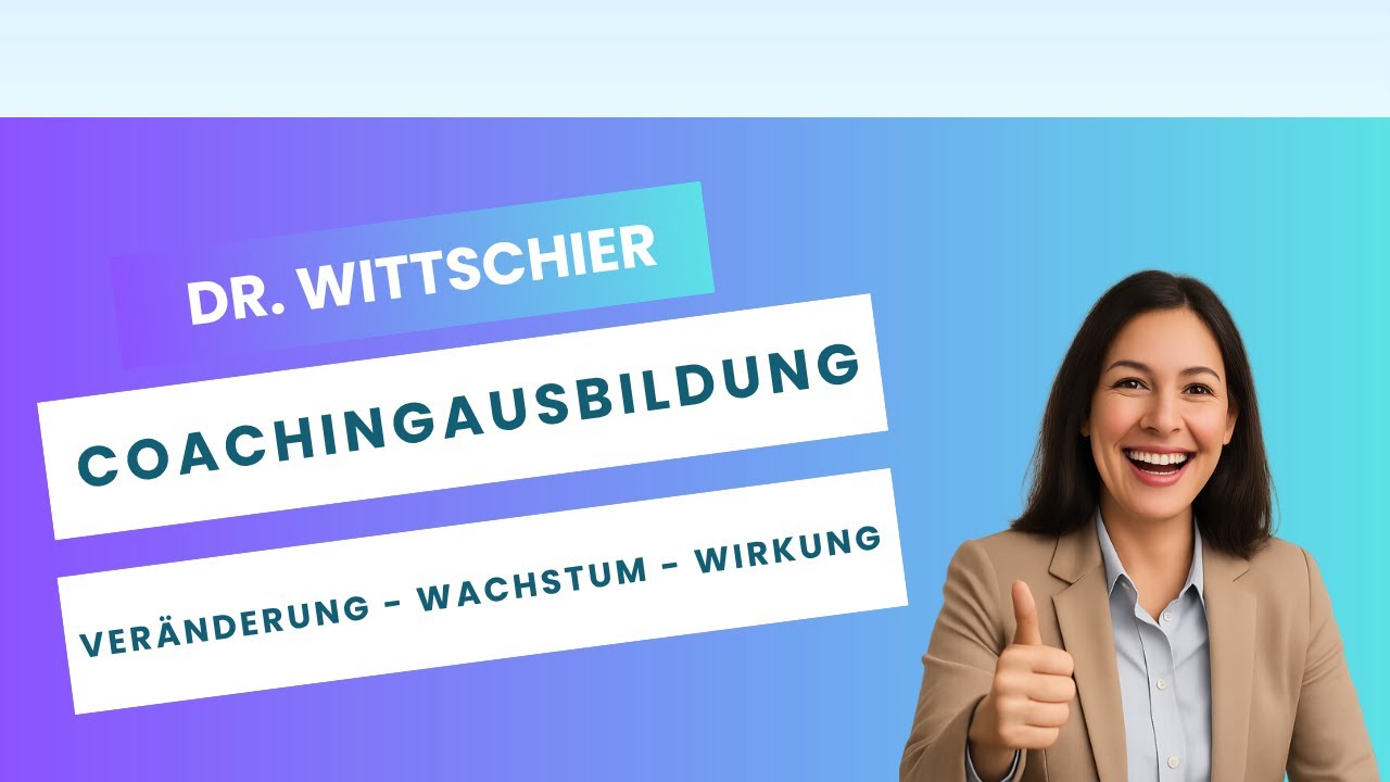 Coachingausbildung bei Dr. Martin Wittschier