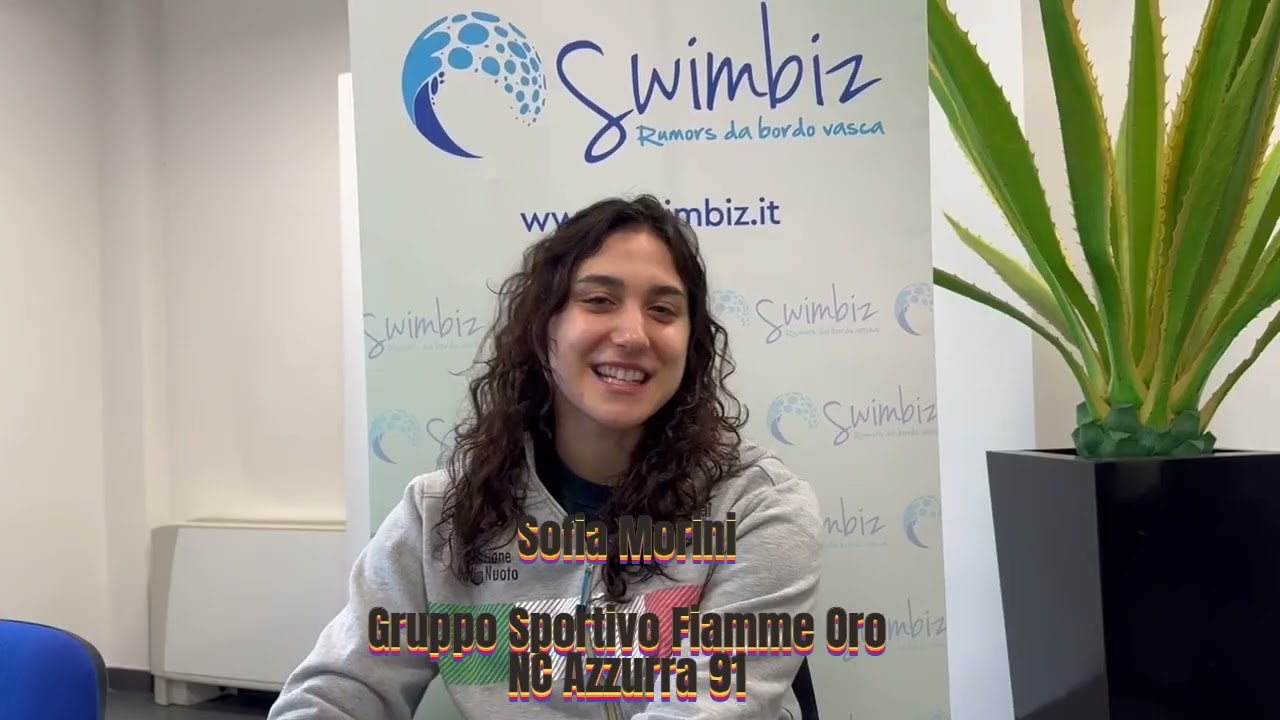 Al Salotto Acquatico di Swimbiz, ospite Sofia Morini, intervistata dal Direttore Christian Zicche