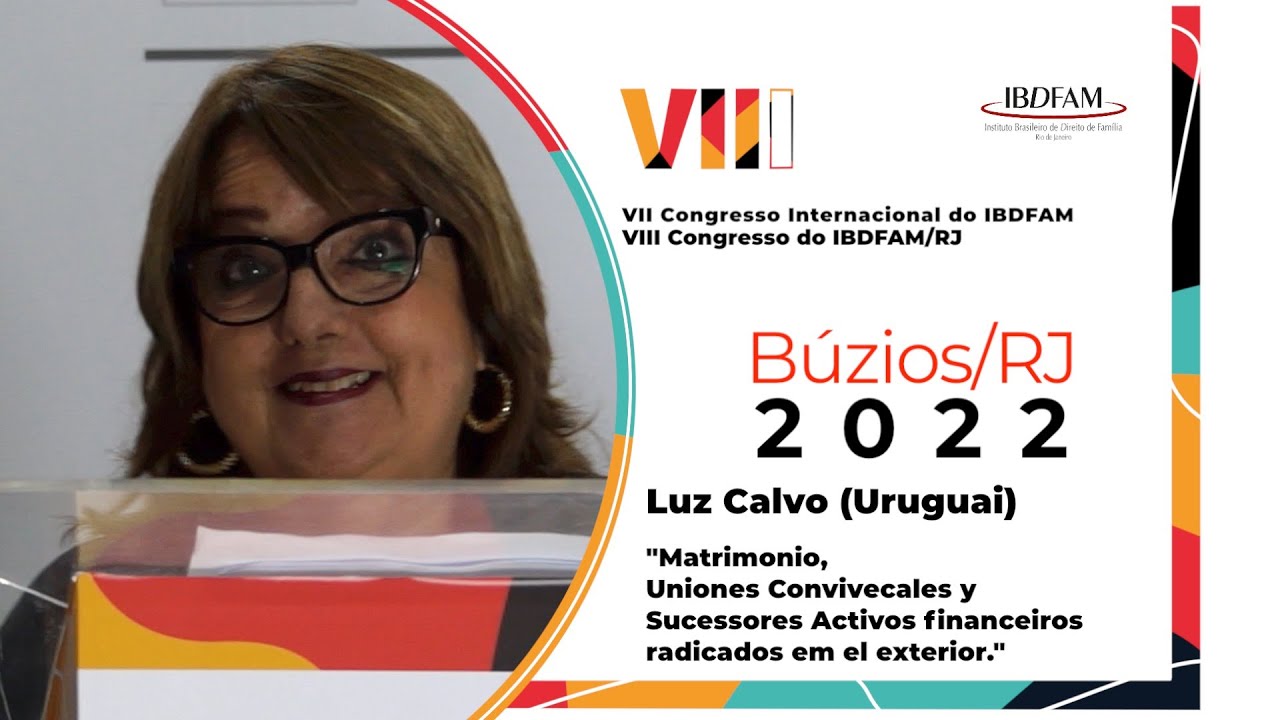 Luz Calvo (Uruguai) - Matrimonio, Uniones Convivencales y Sucesiones. Activos financeiros - exterior