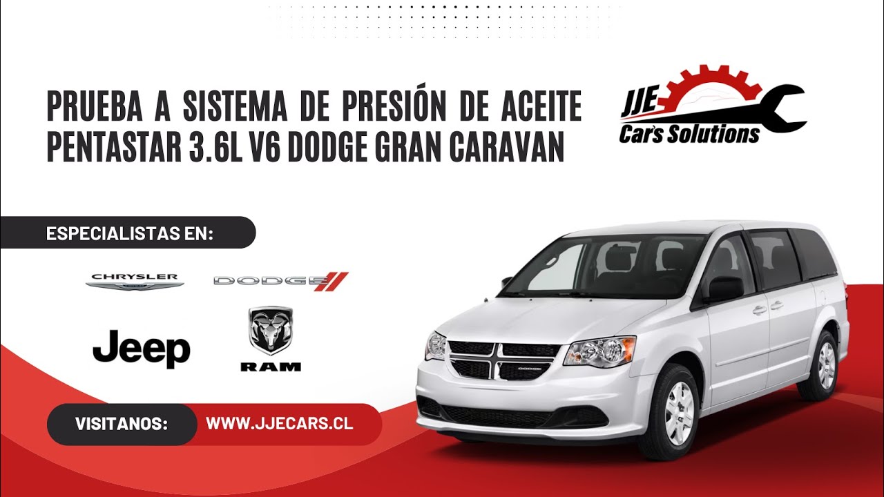 Prueba presión de aceite Pentastar 3.6L V6 #Dodge Gran Caravan Análisis de datos en vivo #Jeep
