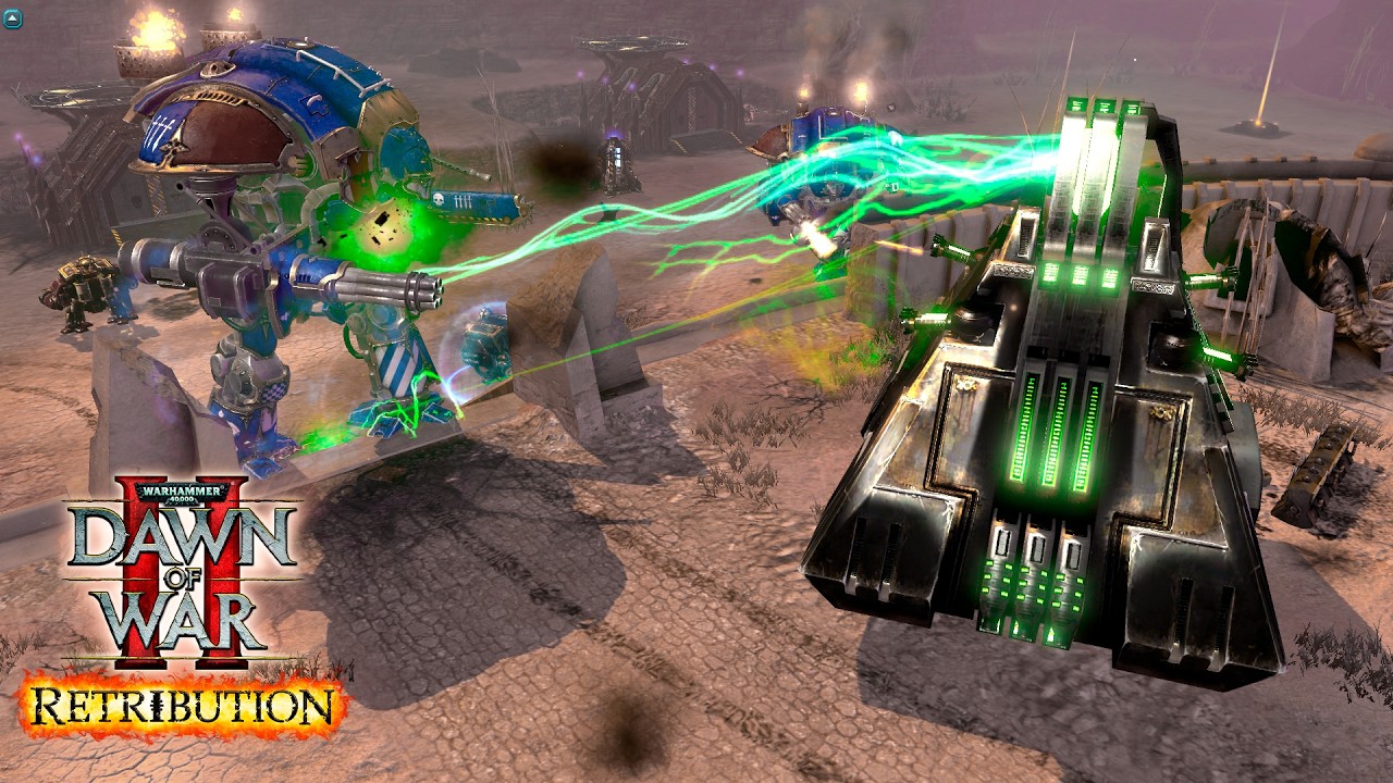 Adeptus Astartes vs Necrons | Warhammer 40k Dawn of War II | Codex Mod | No HUD Cinematic Battle