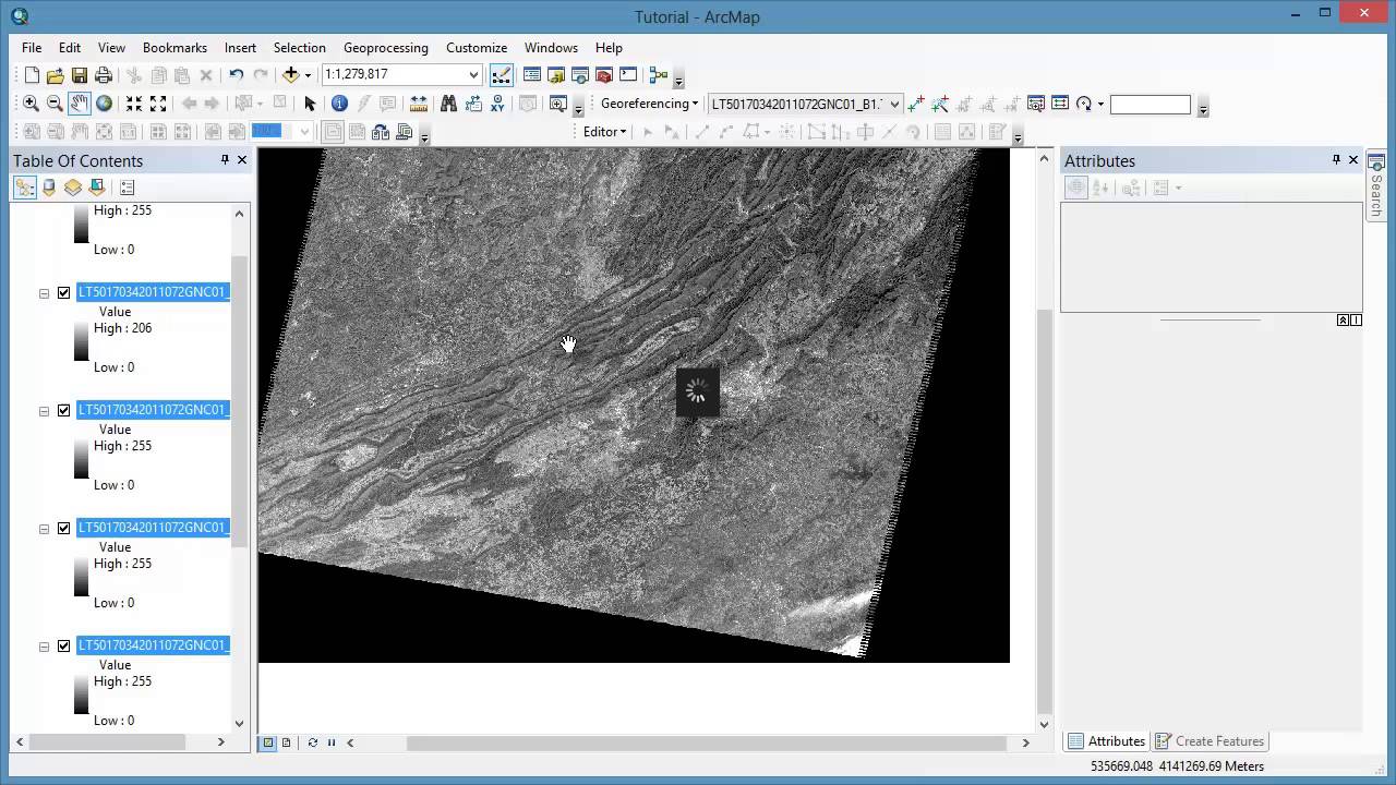 Remote Sensing in ArcMap Tutorial 10: Displaying Imagery