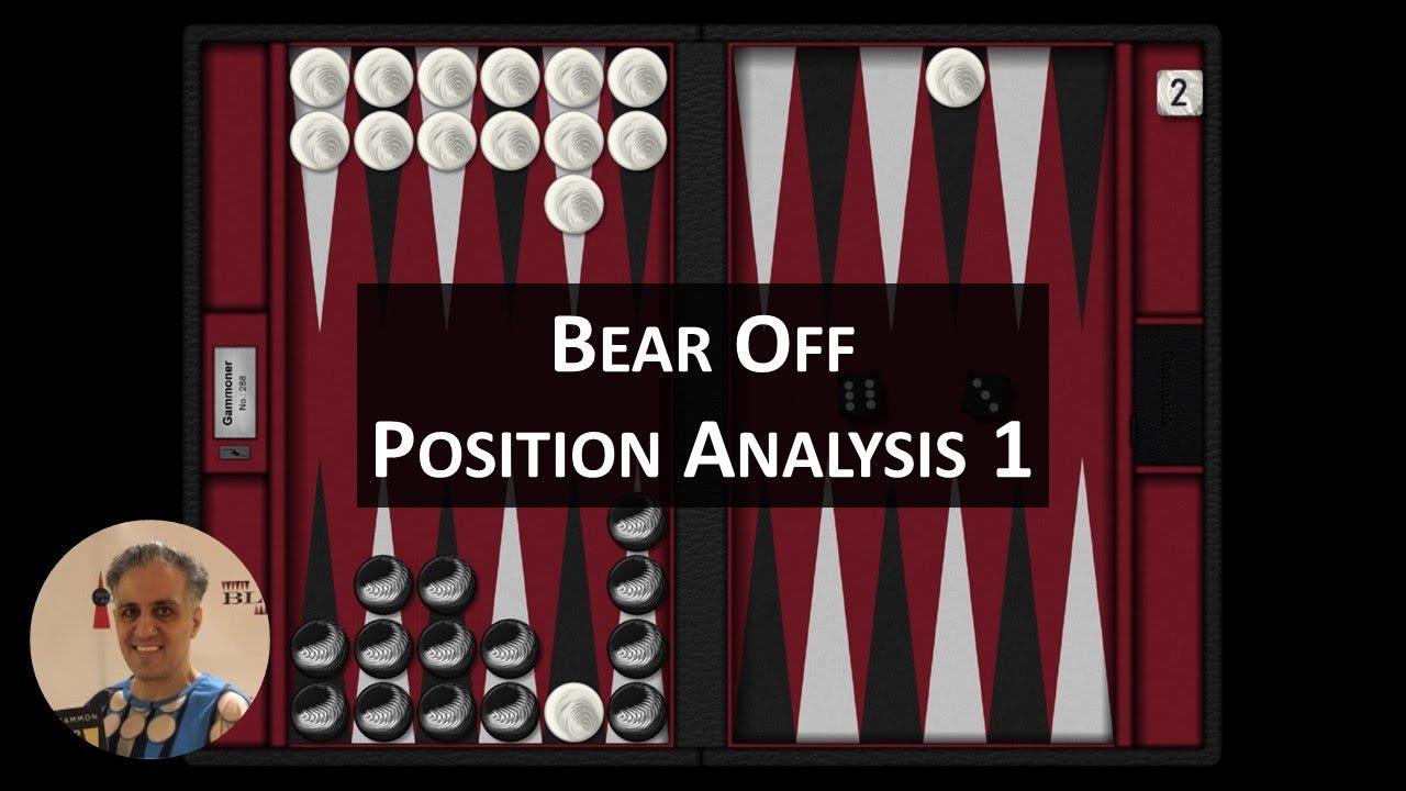 Backgammon Bear Off Position Analysis 1
