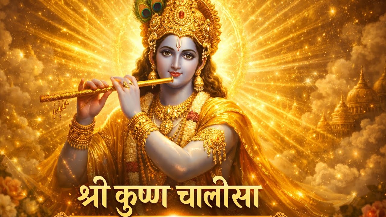 श्री कृष्ण चालीसा 7 बार | Shri Krishna Chalisa 7 Times | Krishna Chalisa Path | Krishna Bhakti