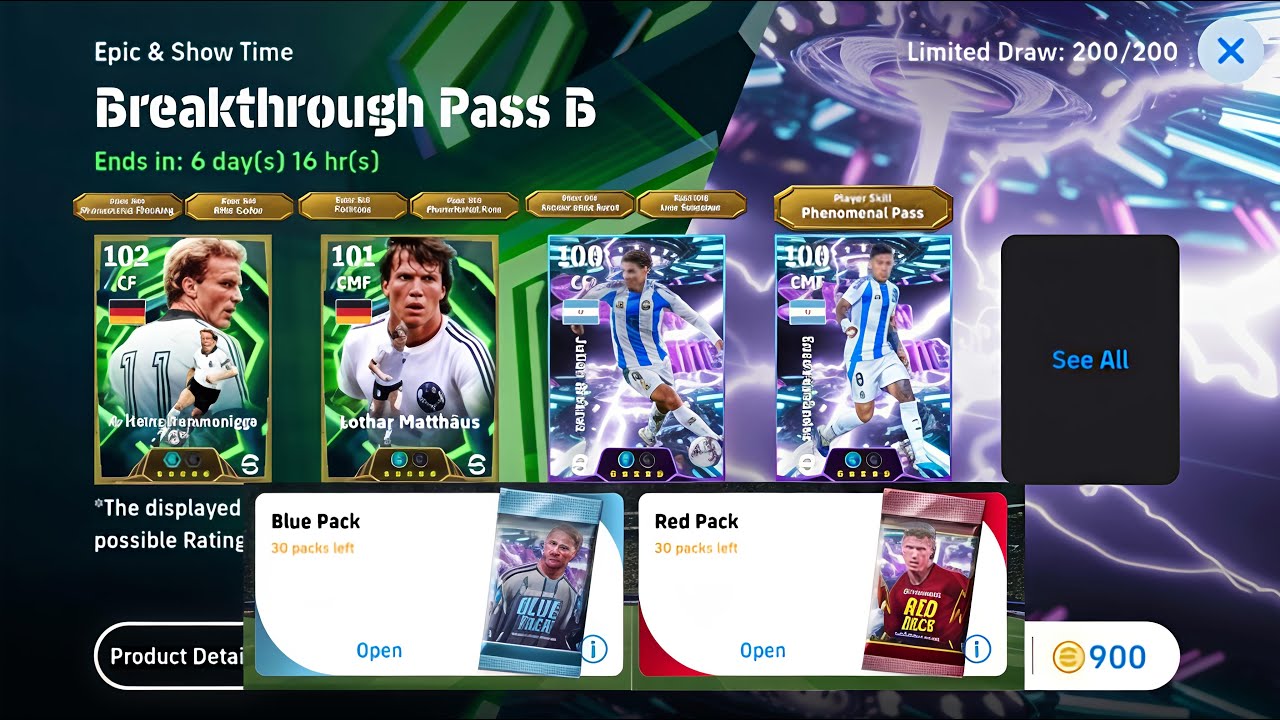 Наборы efootball Blue Pack и Red Pack!! Дорога к 5k 🎯 #efootball #efootball2026 #pes #live #short