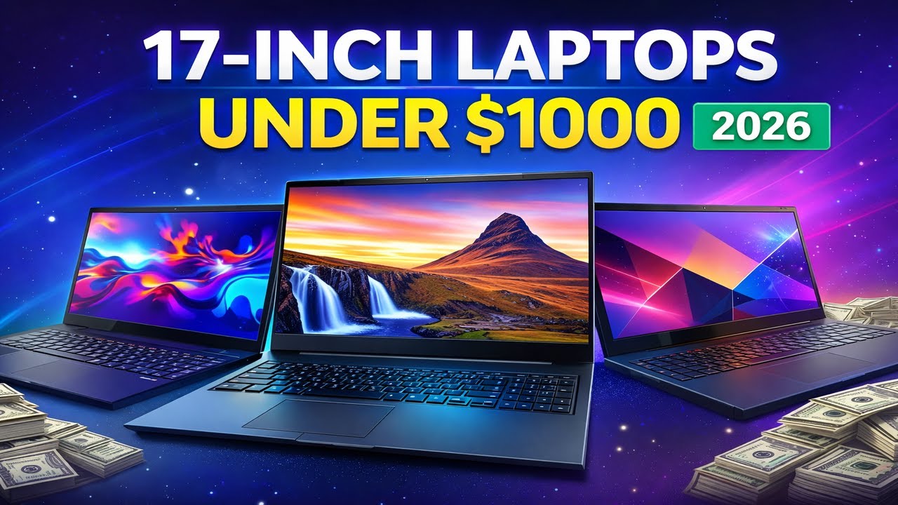 Best 17 Inch Laptop Under 1000 in 2026 💰💻 | 🔥 Top 4 Budget Picks & Buying Guide