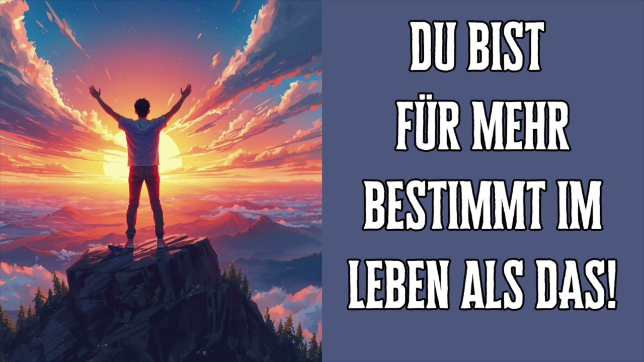 Du bist für mehr bestimmt im Leben als DAS!