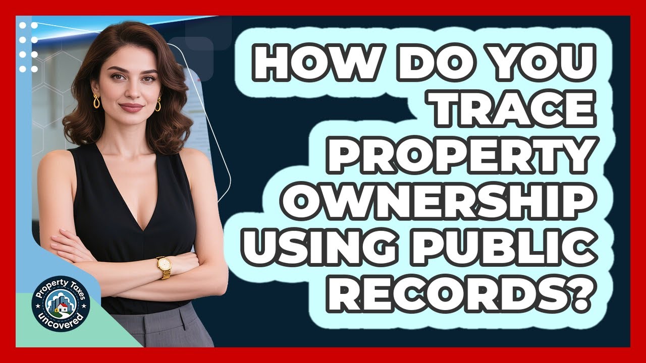 How Do You Trace Property Ownership Using Public Records? - Property Taxes Uncovered