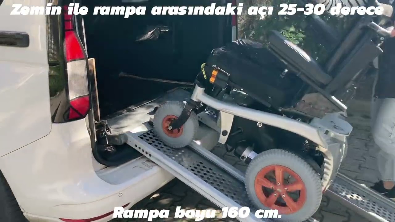 Araç Arkası Teleskopik Engelli Rampası