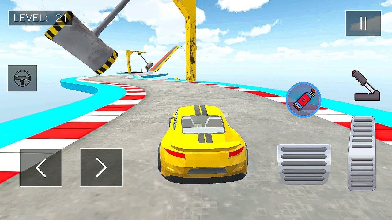 Car Extreme Racing Mega Ramp #16 (Crazy Car Stunt Game: Mega Ramp Car Games 3D) | Gameplay Android