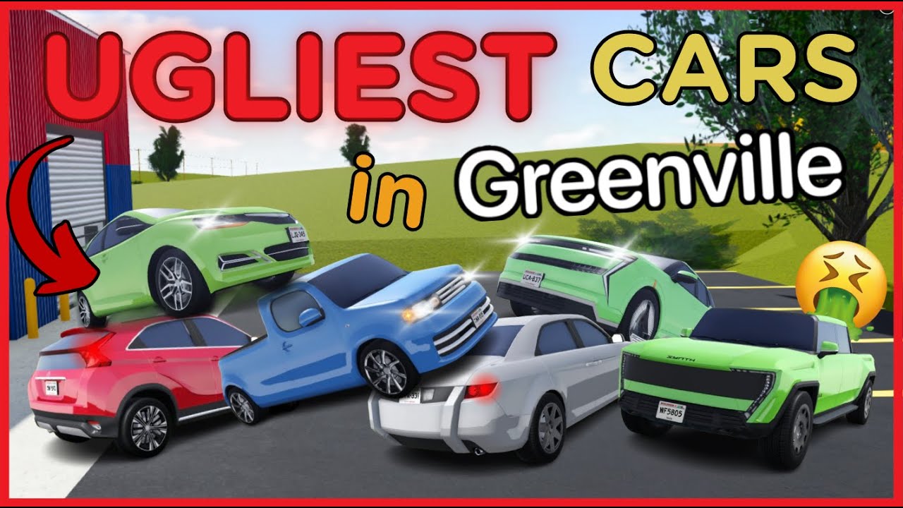 We Reviewed The UGLIEST CARS In GREENVILLE | Roblox Greenville