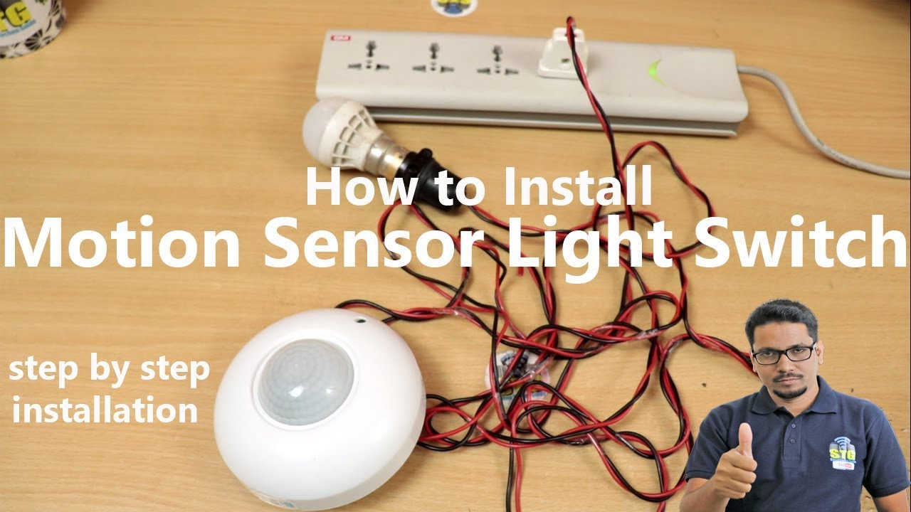 Hindi || How to Install a Motion Sensor Light Switch