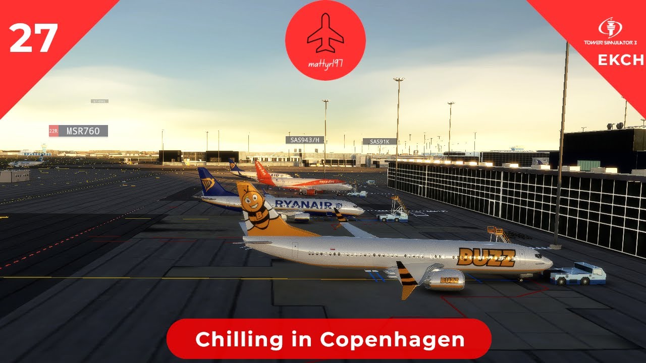 Chilling in Copenhagen - Tower! Simulator 3 - Episode 27 (EKCH)