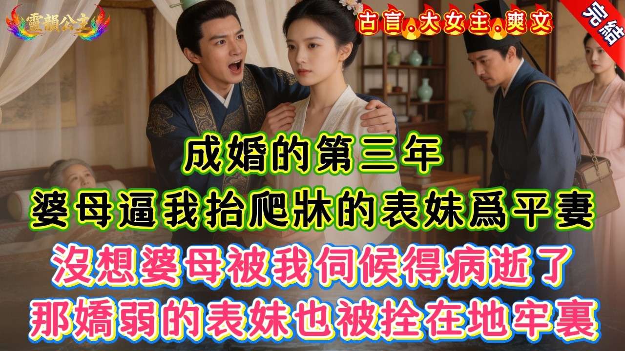 【古言.短篇】《玉骨柔》成婚的第三年，婆母逼我抬爬牀的表妹爲平妻，沒想婆母被我伺候得病逝了，那嬌弱的表妹也被拴在地牢裏 #爽文