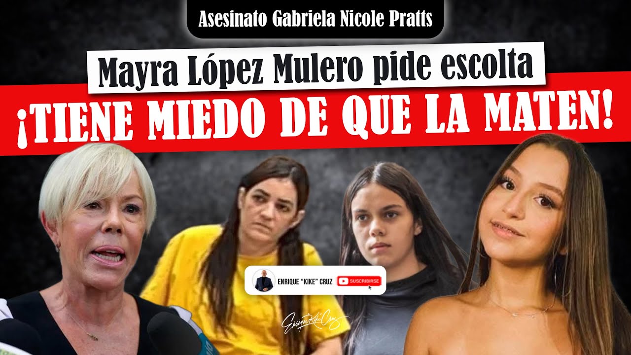 SE CALDEAN LOS ÁNIMOS EN VISTA CONTRA ELVIA CABRERA POR ASESINATO DE GABRIELA NICOLE PRATTS