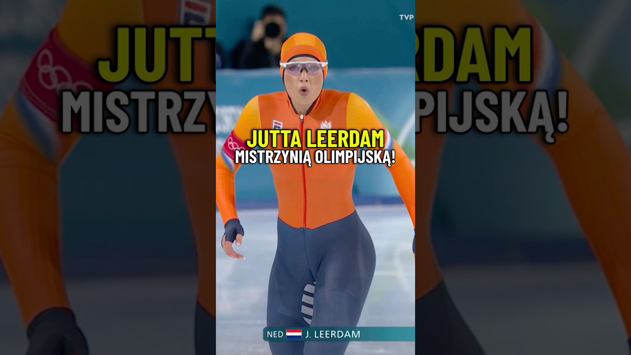 JUTTA LEERDAM. PO RAZ PIERWSZY MISTRZYNIĄ OLIMPIJSKĄ! | ZIO 2026 #SHORTS #WINTEROLYMPICS