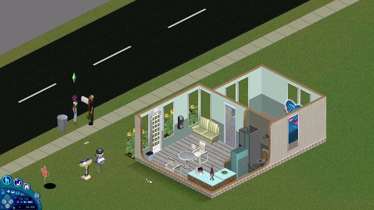 The sims 1 /trouble with a child / no commentary