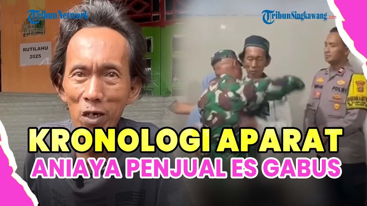 ®️🔴 UPDATE❗PENJUAL ES GABUS DIDATANGI POLISI & TNI YANG MINTA MAAF, SUDERAJAT  DITUDUH PAKAI SPONS