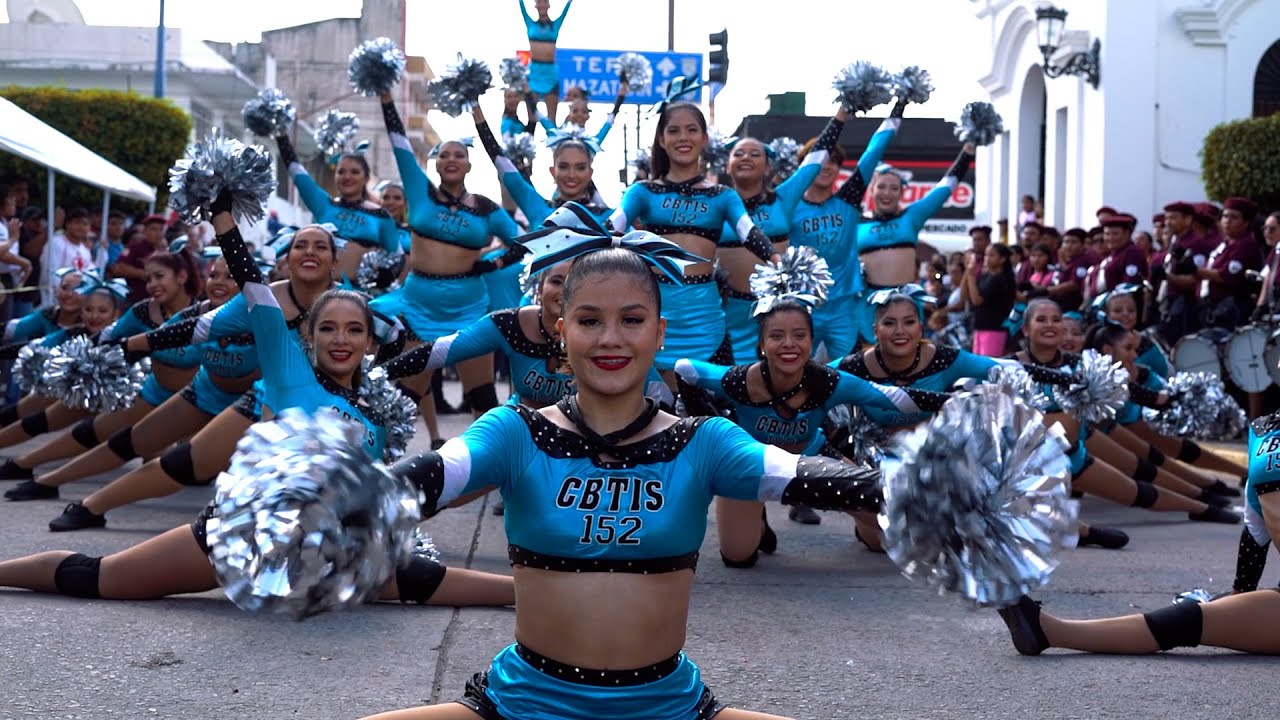 Porristas CBTIS 152 | Desfile 20 de Noviembre 2023 | Escuinapa, Sinaloa