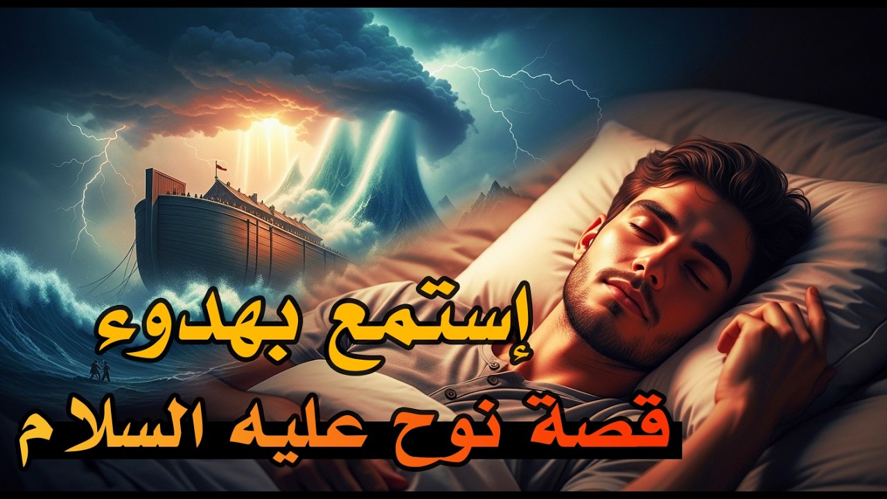 قصة سيدنا نوح للنوم: ساعة من السرد الهادئ تأخذك في رحلة عبر ألف عام من الصبر.