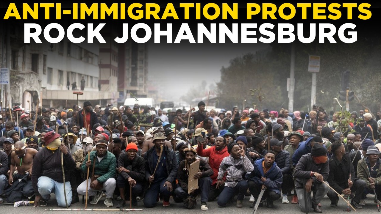 Johannesburg LIVE | Demonstrators Demand Action On Illegal Immigration | Times Now World