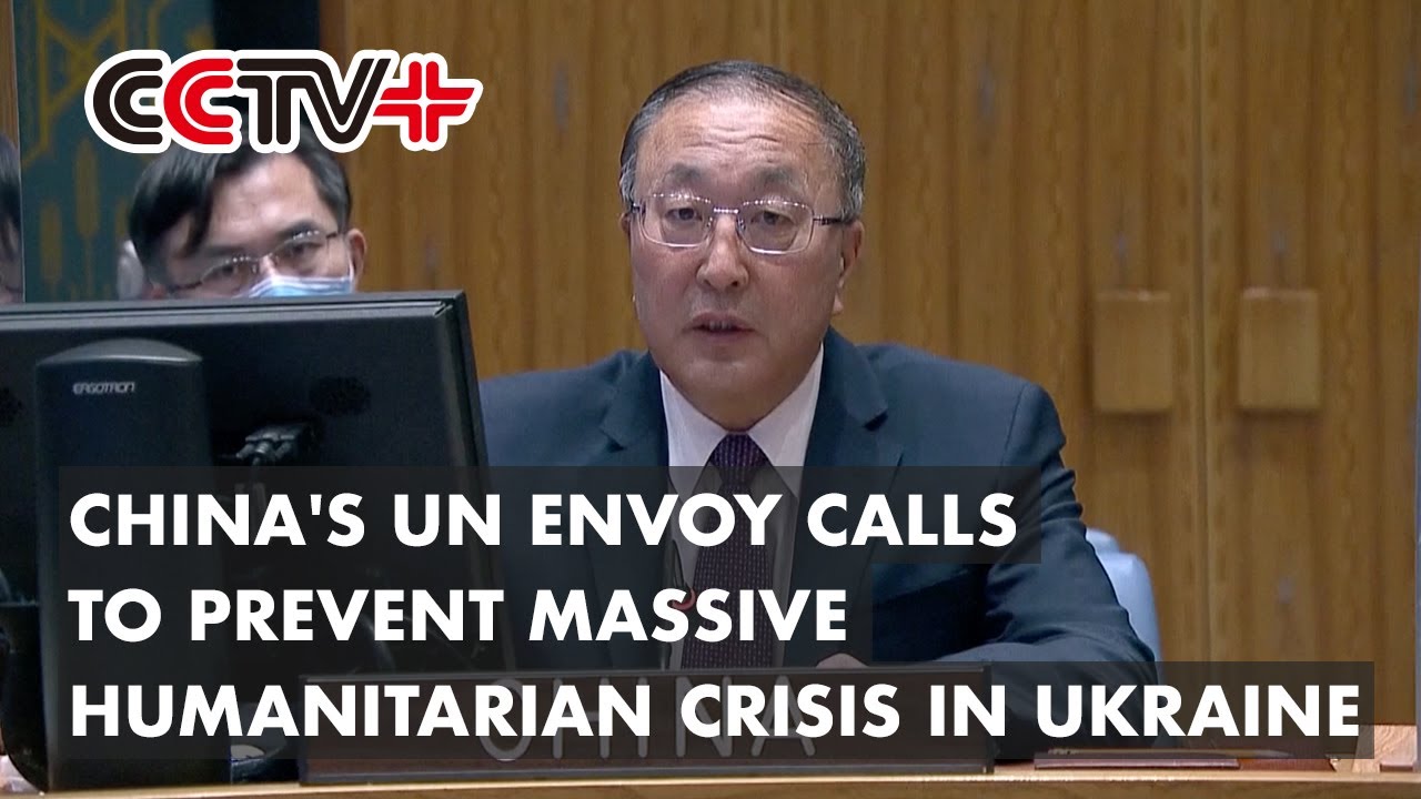 China's UN Envoy Calls to Prevent Massive Humanitarian Crisis in Ukraine