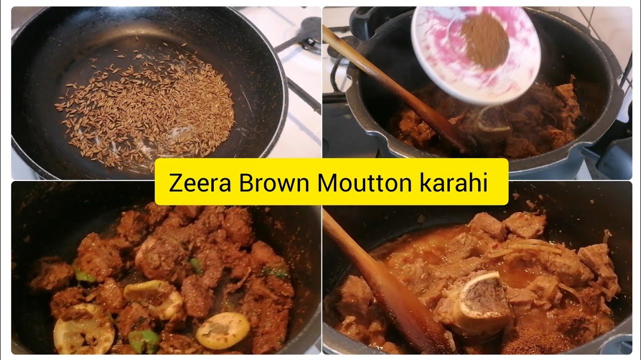 Especiall Zeera Brown Moutton karahi for Dawaat by Shiba cooking.