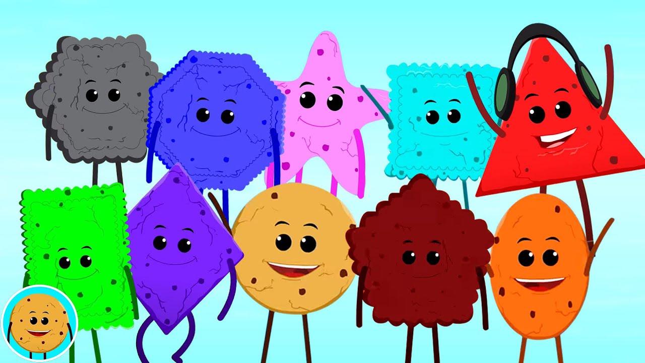 Ten Little Shapes, We Are Shapes and Preschool Songs for Babies