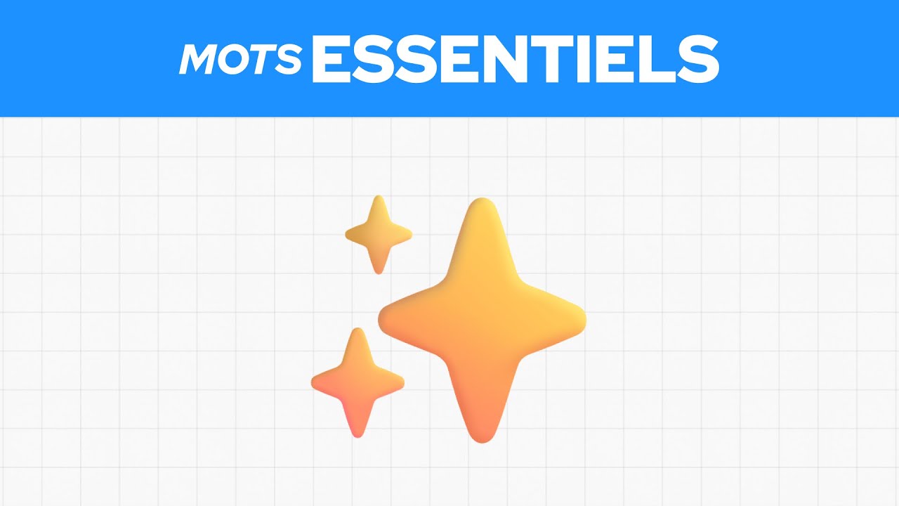 Les mots essentiels en anglais ✨