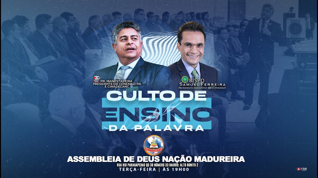 CULTO DE ENSINO 10/02/2026 - SANTUÁRIO DO CIMADECANC