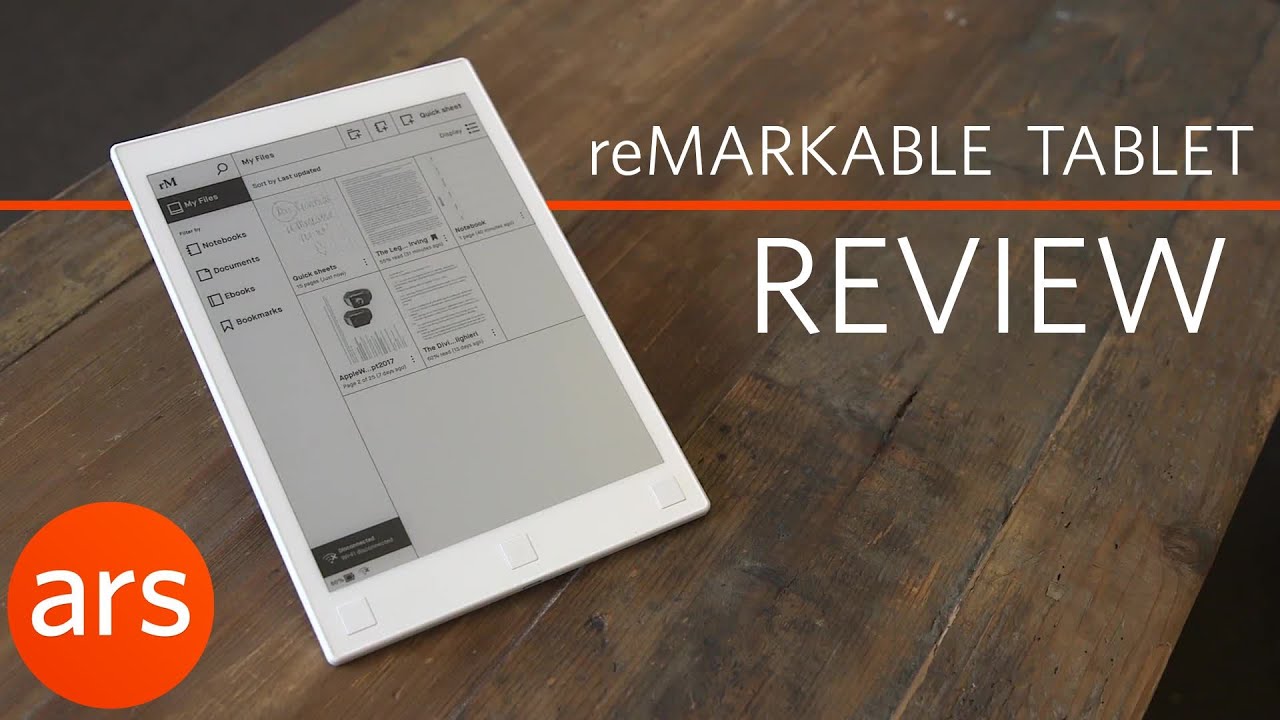 The reMarkable paper tablet: An e-reader you can write on | Ars Technica