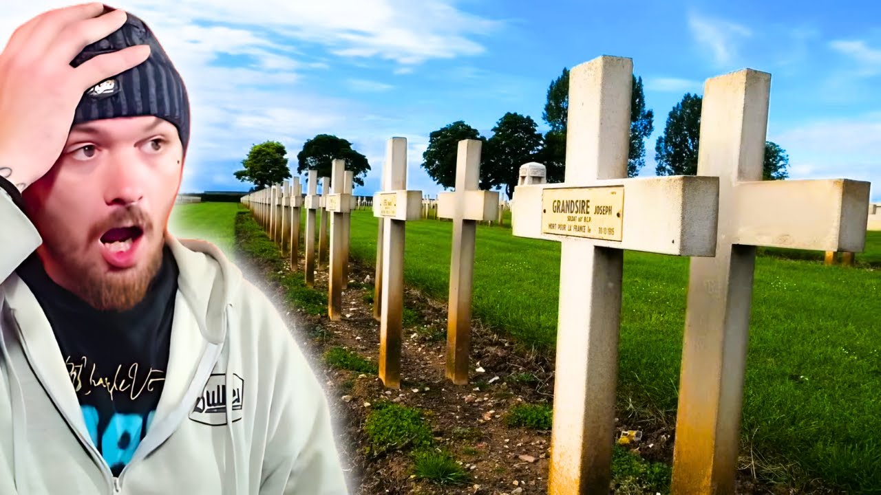 American Reacts to Visiting the LARGEST Military Cemetery in France