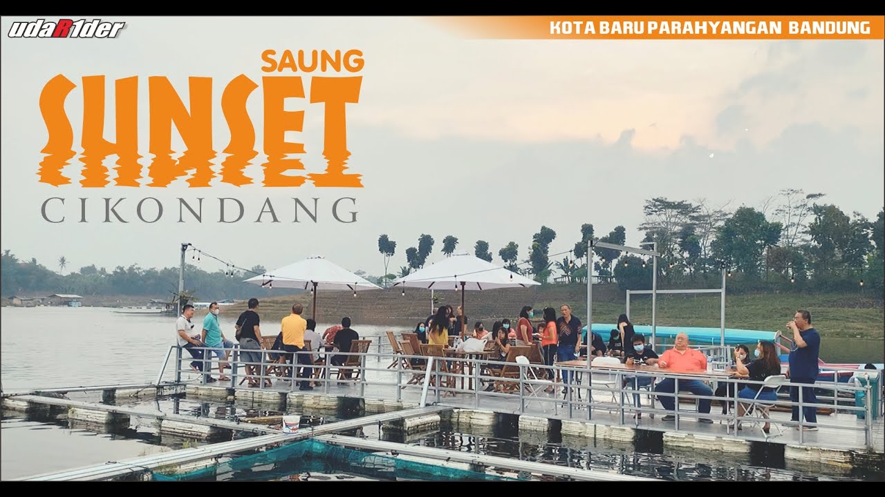 Jalan Sore ke Desa Wisata Cikondang | Makan di Tengah Danau...