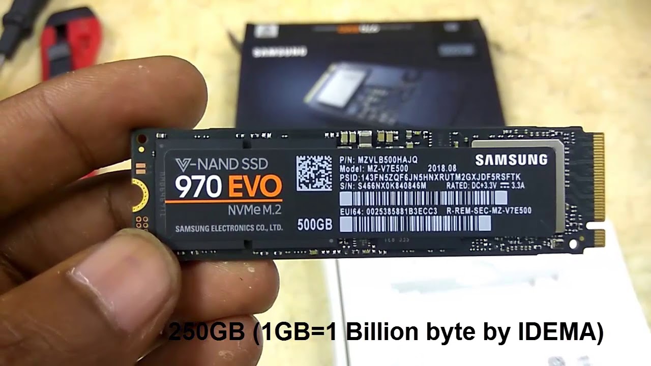Samsung 970 EVO NVMe M 2 SSD 250GB Read 1,500 MBs  Write 1,400 MBs  | Tech Land